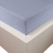 Traumschloss Spannbetttuch »Premium Plus« Mako Baumwolle mit Lyocell & Elasthan | Edel-Jersey | wärmt im Winter & kühlt im Sommer | Mittelblau | 180-200x200-220cm