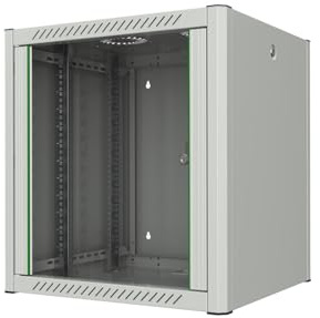 Logon RWP12U56WH Rack zur Wandmontage, 12U, Weiß, Regale (Wandmontage, 12U, Glas, Weiß, 48,3 cm (19 Zoll), Passiv)