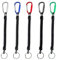 Ritte 5 Stücke Angeln Lanyard, Versenkbare Angeln Lanyard, Elastisch Angeln Lanyards, Mehrfarbiger Spiral Angeln Lanyard Für Die, Fisch Tool Bootfahren, Kajak, Camping Und Jagd (Zufällige Farbe)