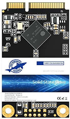 Dogfish SSD MSATA 500GB Solid State Drive Ngff Internen Desktop Computer 6Gb/s High Performance Festplatte Für Desktop Laptop (500GB, MSATA)