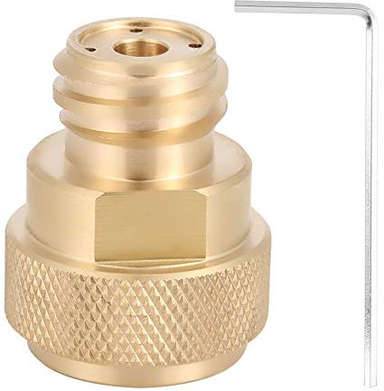 Nikou Brass Adapter Messingadapter, Umbau des Tankbehälters Messing-CO2-Adapter Ersetzen Sie den Umbau des Tankbehälters für Soda (Farbe : Gold)