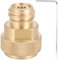 Nikou Brass Adapter Messingadapter, Umbau des Tankbehälters Messing-CO2-Adapter Ersetzen Sie den Umbau des Tankbehälters für Soda (Farbe : Gold)