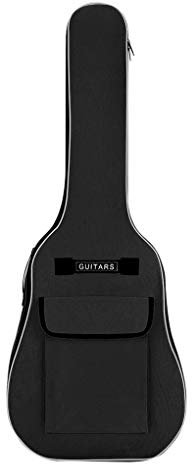 IPENNY Gitarrentasche Gepolsterte Wasserdicht Doppelgurte Gitarrenhülle 40 41 Zoll 600D Oxford 5MM Akustikgitarrentasche Gig Bag für Akustikgitarren