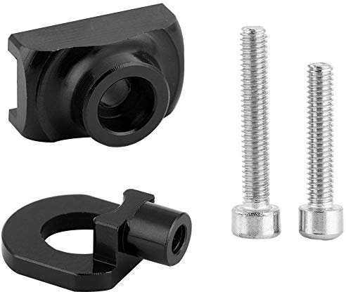 VGEBY Tendeur de chaîne de vélo, Attache d'ajusteur de Guide de chaîne de vélo pour Le vélo se Pliant fixie Simple de vélo(Noir)
