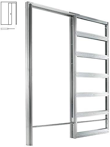 CONTROTELAIO per porta a scomparsa KIT CARTONGESSO 900X2100 Sp.100 SYNTESIS LINE FILO MURO art.ES2LK090SB