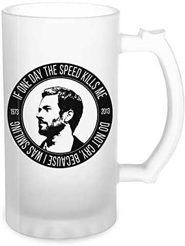 Fast & Furious Paul Walker Transparent Bierkrug Stein 500ml Tasse