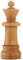 Ulticool - Pièce Jeux d'échecs 128 GB USB - 3.0 Haute Vitesse - Chess King Flash Drive 128 Go – Clé Mémoire Stick Stockage de Données – Marron Bois