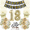 deko 18. geburtstag mädchen Junge deko Schwarz gold ballon 18. geburtstag Junge,deko 18 geburtstag Junge luftballon 18.geburtstag deko Junge geburtstagsdeko 18 jahre Geburtstag Deko Junge Mädchen
