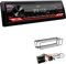 JVC KD-X182DB 1-DIN Autoradio DAB+ USB Digital Receiver inkl. Antenne mit Einbauset passend für Citroen C3 und C3 Pluriel 2002-2010 schwarz