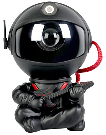 Galaxy Projection lamp, Astronaut Projection lamp, Starry Sky Projection lamp, Children's Night Light, Bedroom Projection lamp, Adult playroom, Ceiling, Room Decoration (Black)