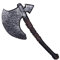 Halloween Kunststoff Prop Waffen Cosplay Verkleidung Zubehör Gefälschte Blutige Waffe Axt Slasher Messer Machete Halloween Spielzeug (Achse (46cm))