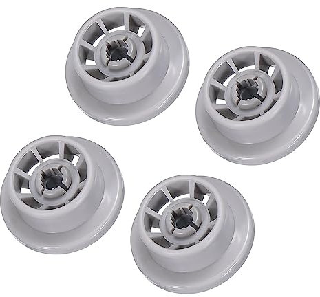 sourcing map 4set 165314 Dishwasher Wheel Lower Rack for Rack Roller Replacement Part PS8697067 420198 423232 AP2802428