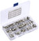 Bulloni Pollici UNC, Kit Viti 1/4 Pollice Esagono Incassato, 90 Pezzi 1/4-20UNC Bulloni a Testa Esagonale in Acciaio Inossidabile Kit Assortimento di Viti Esagonali
