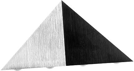 DOITOOL 5w Dreieckige Led-wandleuchte Aus Edelstahl Für Außenbereich Garten Wandbeleuchtung