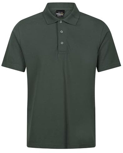 Regatta Professional Mens Pro 65/35 Short Sleeve Polo t Shirt Base Layer Dark Green