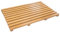 Bargain House - Rectangular Wooden Bath Mat | Bamboo Bath Mat | Bath Mats For Bathroom, Outdoor Shower & Spa | 53L x 33W x 2.4cm Anti Slip Rubber Feet Duck Board Wooden Shower mats Multipurpose