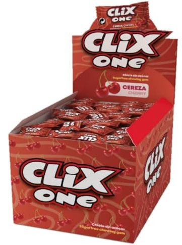 Chicles Clix Sabor Cereza (200 Unidades)