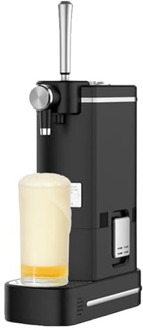 WRJAHCG Schwarz,Bierzapfanlage,Bier Zapfanlage Mit Kühlung,Universelle Bier-Zapfanlage,Bierzapfanlage Für Dosenbier Flaschen