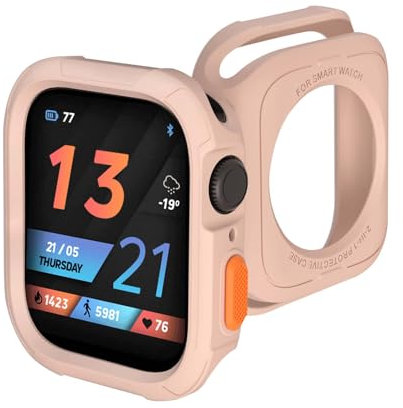SDOCEBF Custodia morbida in TPU compatibile con Apple Watch Case 41 mm 40 mm Serie 9/8/7/6/SE/5/4, custodia leggera in morbido TPU custodia protettiva antiurto per iWatch 41 mm 40 mm