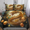 AAPZY Drache Muster Bettwäsche 3 Teilig, Bettbezüge Bettgarnitur Aus Mikrofaser, Bügelfrei & Knitterfrei - Erwachsene Teenager Kinder Bettbezug + Kissenbezug King (220x240cm)