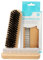 2 Shoe Brush Set - Traditional Wooden Handle Brushes For Cleaning, Polishing Leather Shoes & Boots, Buffing, Soft & Stiff Bristles