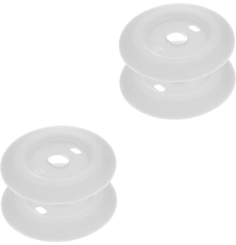 ARTIBETTER 2 Sätze Thermostatabdeckung Tank Temperatur Nest Wandthermostat Thermostat Wandmontage Thermostat-wandplatte Universal Verkleidungssatz Für Thermostat Kieselgel Weiß 2 Stück * 2