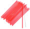 WRITWAA Lot De 25 Pailles Épaisses En Rouge Pour Boissons Bonbons Cocktails Fête Sucre Jus