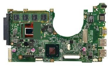 Placa Base for Ordenador portátil X202E, Compatible con ASUS, VivoBook X202EV X201EP X202E S200E Q200E X202EP con CPU I3 I5 I7(UMA 1007U 2GB)