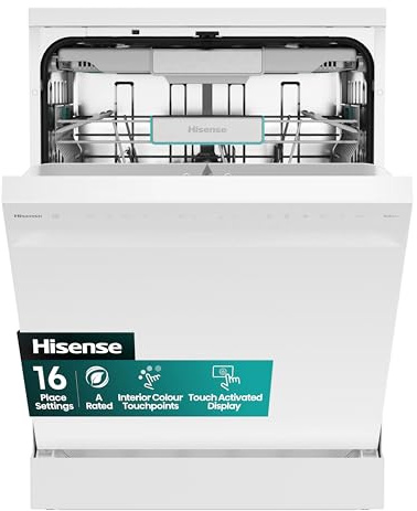 Hisense Standard Dishwasher - White - A Rated