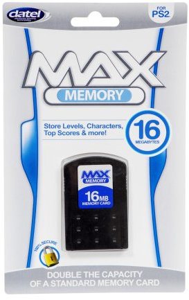 Datel MAX Memory - Flash memory module - 16 MB - Sony PlayStation 2 Memory Card