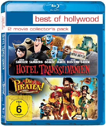 BEST OF HOLLYWOOD - 2 Movie Collector's Pack 86 (Hotel Transsilvanien / Die Piraten - Ein Haufen merkwürdiger Typen) [Blu-ray]