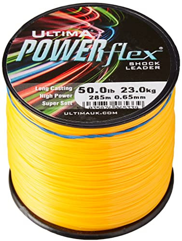 Ultima Powerflex Hohe Festigkeit Schlagschnur 115gr Spule, Feuerorange, 0.75mm-70.0lb/31.8kg