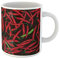 Awowee Taza de café con diseño abstracto de comida verde, mexicano, taza de té de cerámica de 325 ml, el mejor regalo o recuerdo para familiares, amigos y compañeros de trabajo