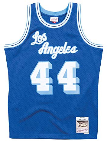 Mitchell & NessJ West 44 Replica Swingman Los Angeles Lakers NBA Jersey Royal HWC Basketball Trikot