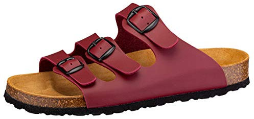 Lico Damen Bioline Lady Pantoletten, rot