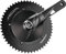 Miche Kettenradgarnitur Pistard Air 1-Fach 50 Zähne 170mm Kurbellänge schwarz
