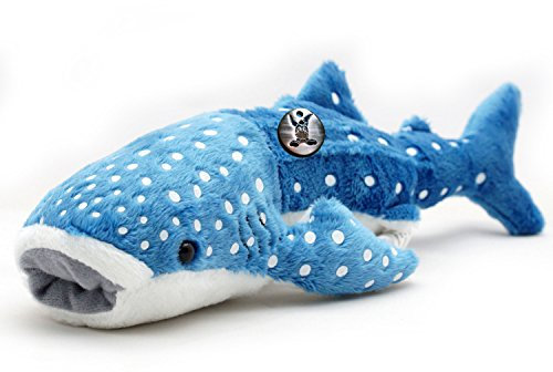 Walhai Kuscheltier Hai Wal Rhincodon Plüschtier Fisch 29 cm Blue - Kuscheltiere*biz