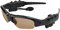 Goshyda Bluetooth-Sonnenbrillen-Headsets, Kabelloses Audio, MP3-Stereo-Sound, Musik-Kopfhörer, Freisprech-Smart-Brille für Outdoor-Radfahren(Gelbbraun)