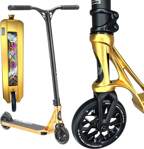 Blunt Prodigy X Complete Stunt-Scooter Park H=86cm Gold + Fantic26 Sticker + Armband