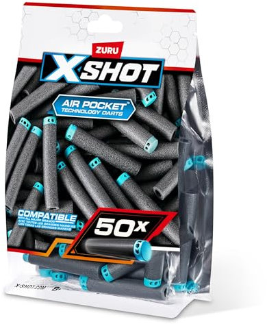 XSHOT Packung mit 50 Dartpfeilen X-Shot