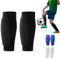 AUNGCSHE Schienbeinschoner Fußball Herren, Schienbeinschoner Kinder Erwachsener Fussball, Breathable & Non-Slip Shin Pads Football Men (schwarz, S)