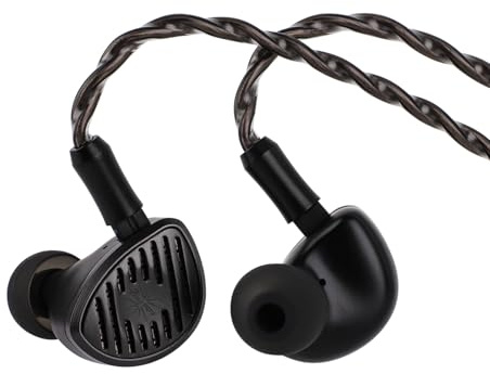Linsoul Kiwi Ears Septet 1DD + 4BA + 1 Planar + 1 PZT Quadbrid IEM Earphone | Open Back in Ear Monitor, with Balance and Engaging Tuning, 3.5mm/4.4mm Modular Cable for Musicians Audiophiles