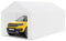 FIVMEN Carport Zeltgarage 3x6 m Große Garagenzelt Lagerzelt mit Abnehmbar Seitenwände Winterfest Mobile Garage Unterstand Weidezelt für Auto SUV LKW, Weiß