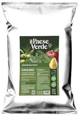 Caolino sacco da 3kg Il Paese Verde | Potenzia le difese della pianta contro attacchi di insetti fitofagi - Limita lo sviluppo dei parassiti già presenti