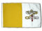 Fahne Flagge Vatikan 30 x45 cm