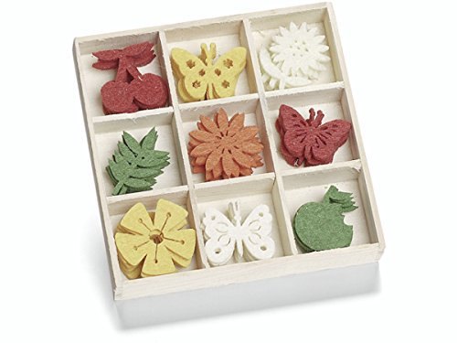 Knorr Prandell 218001208 Knorr prandell 218001208 Filzornamentbox, Motiv: Obst & Schmetterlinge