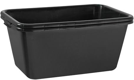10 x à mortier Noir 65 l
