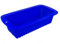 GMMH Silikon Brotbackform, Kastenform mit verzierenden Streifen, Antihaft Backform Kuchenform für Kuchen und Brot, 23x10x6 cm (Blau)