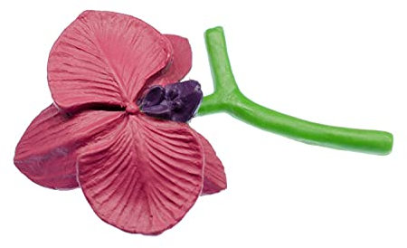 Miniblings Orchidee Brosche Blume Blumen Frühling rosa pink - Handmade Modeschmuck I Anstecknadel Button Pins