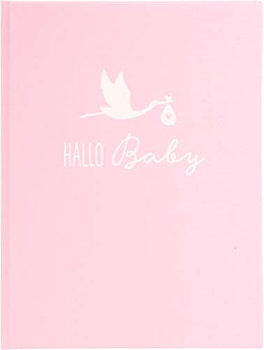 goldbuch Babytagebuch Storch rosa